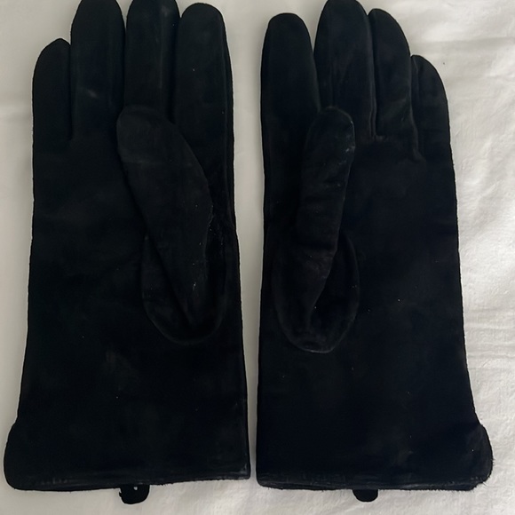 H&M Suede Gloves - Black - Picture 2 of 3